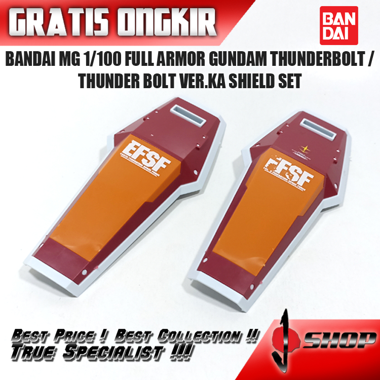 BANDAI MG 1/100 FULL ARMOR GUNDAM THUNDERBOLT / THUNDER BOLT VER.KA SHIELD SET MG1102