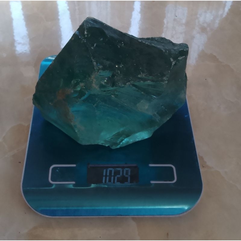 Obsidian Bahan Biru Laut 3