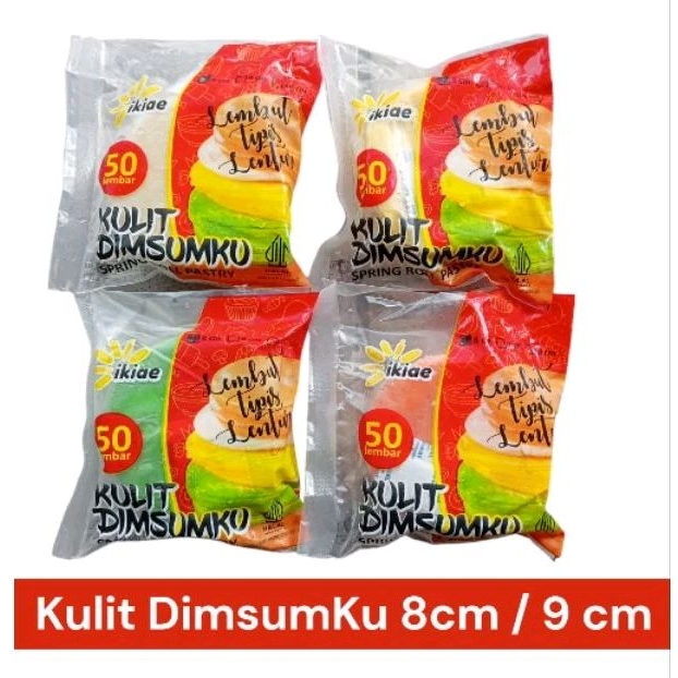 

kulit dimsum merk dimsumku isi 50 lembar size 8cm atau 9cm (warna random)