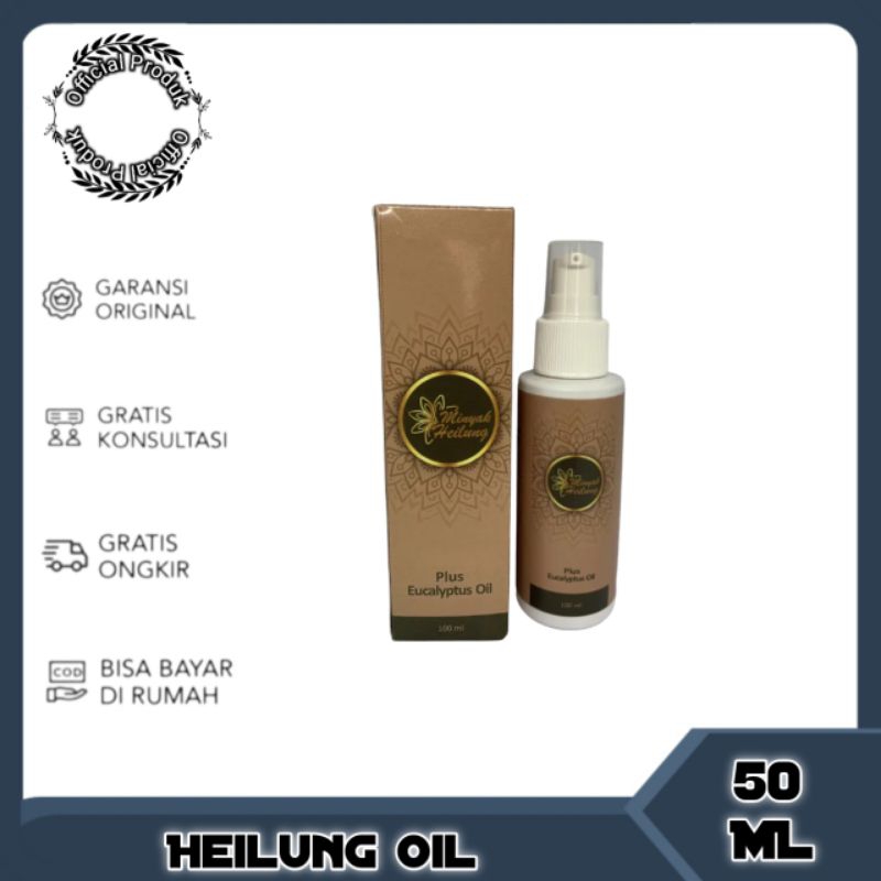 HEILUNG OIL Asli Original Terapi Stroke Tanpa Obat Kimia Isi 50ML