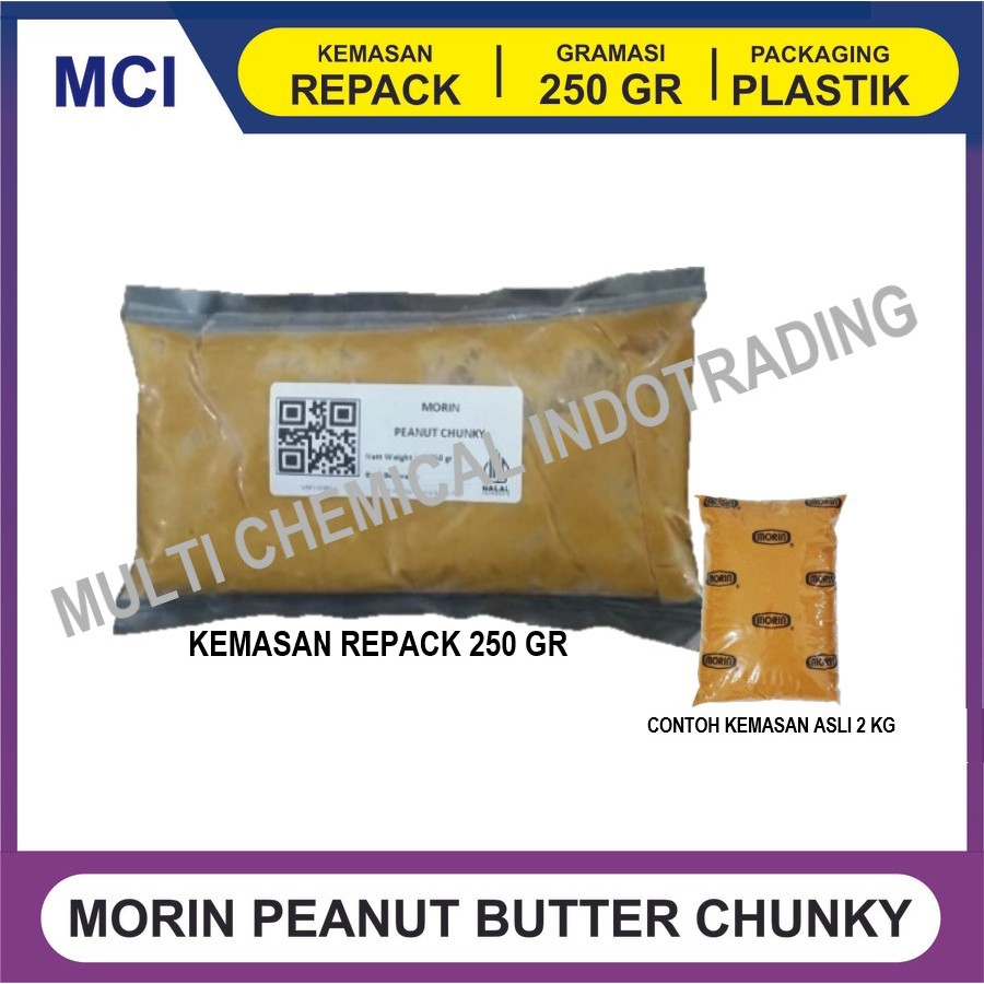 

MORIN PEANUT BUTTER CHUNKY 250 GR - SELAI KACANG - FILLING - PINDEKAS
