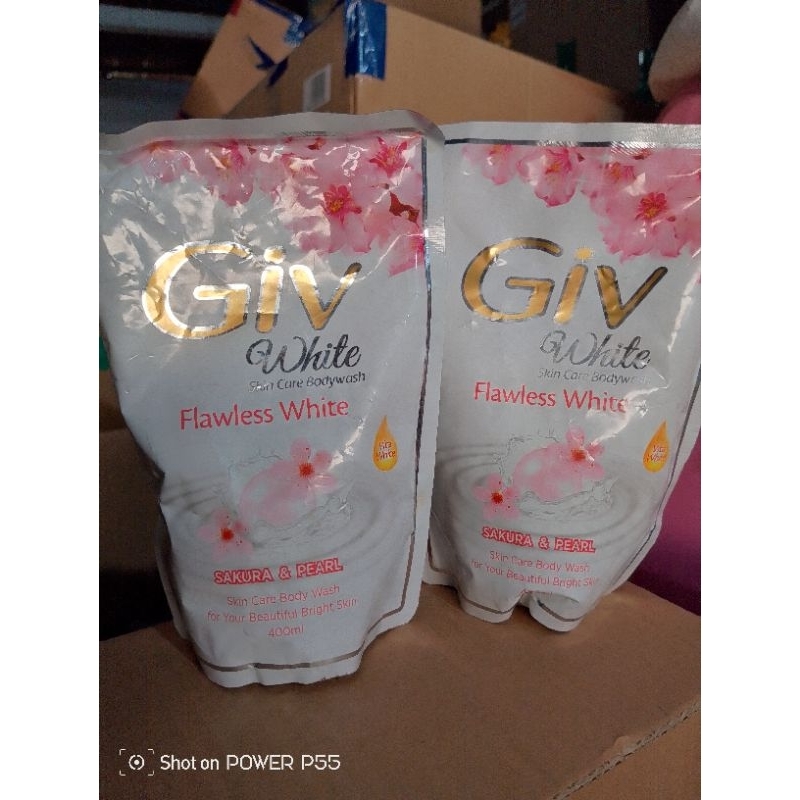 Giv white skin care bodywash - 400ml
