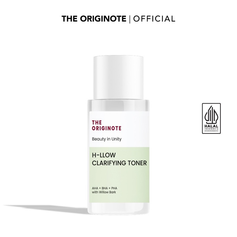The Originote H-llow Clarifying Toner / the originote eksfoliasi toner