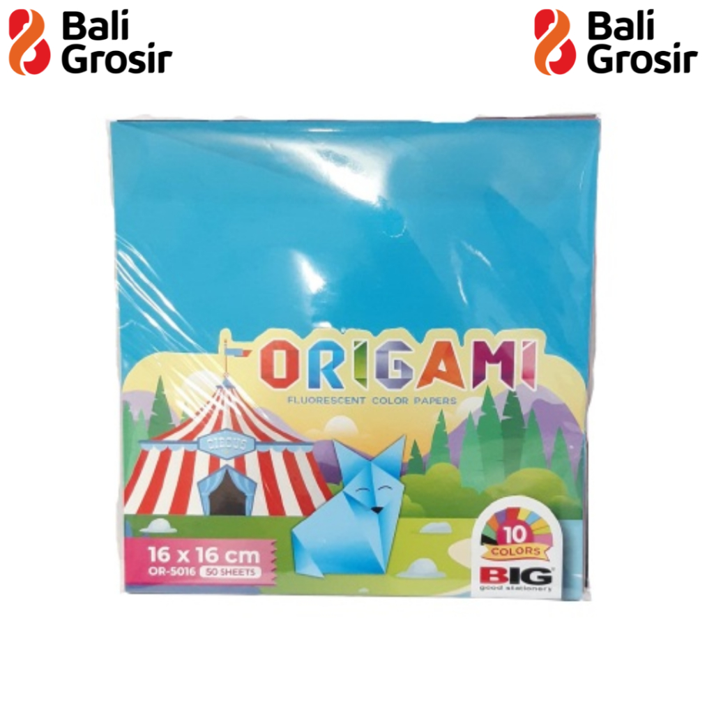 

BALI GROSIR - KERTAS LIPAT / ORIGAMI FLUOR 50S OR-5016 BIG 16X16