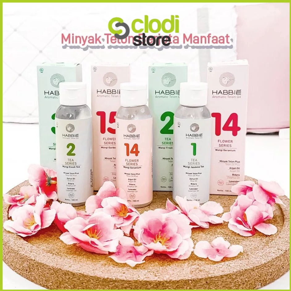 

Minyak Habbie Minyak Telon Aromatic Telon Oil Flower dan Tea Series 1ml