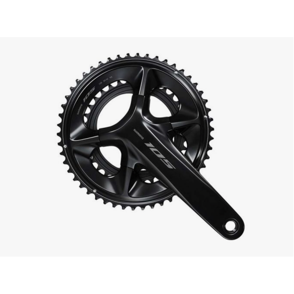 Shimano 105 FC-R7100 Crank Sepeda Balap Hollowtech 2x12 Speed Tanpa BB