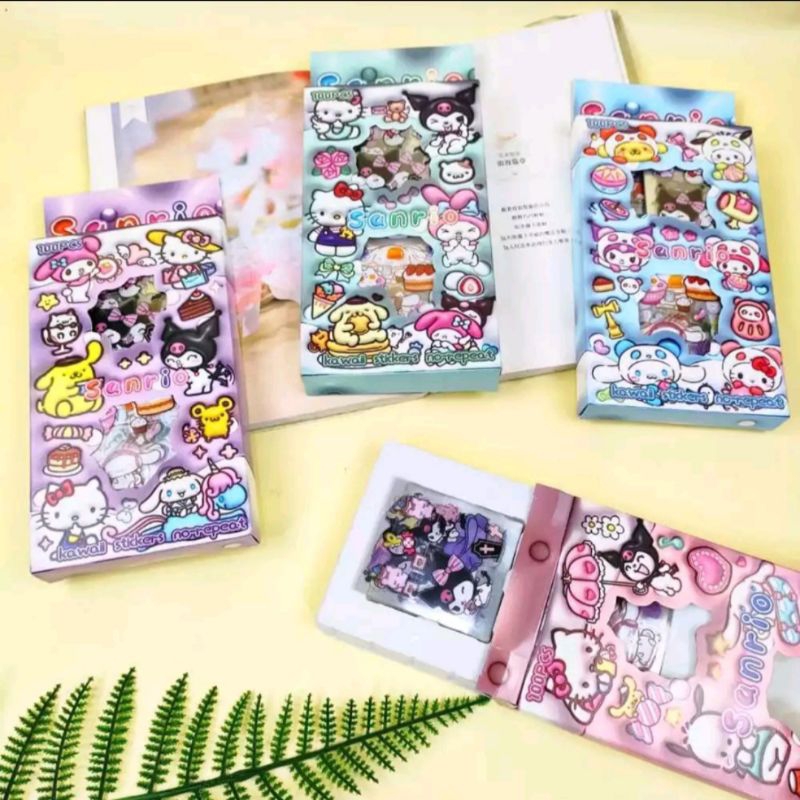 

Stiker Sanrio Lotso Isi 100 Pcs / Stiker Nono 2D Waterproof