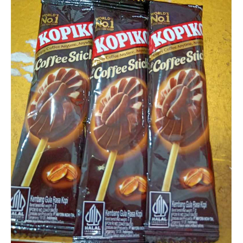 

PERMEN KOPI KOPIKO COFFEE STICK PERMEN KOPI LOLIPOP KOPIKO SATUAN MAKANAN RINGAN SNACK MURAH