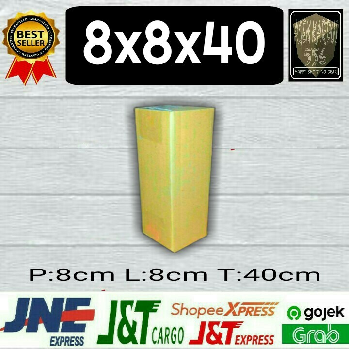 

Kardus ukuran 8x8x40 kartonbox grosir/kardus murah