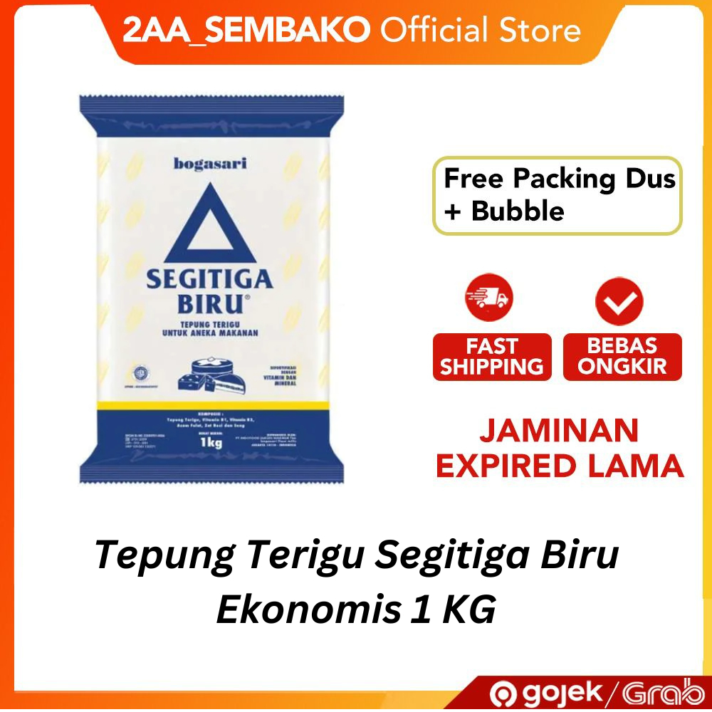 

Tepung Terigu Segitiga Biru Ekonomis 1 KG