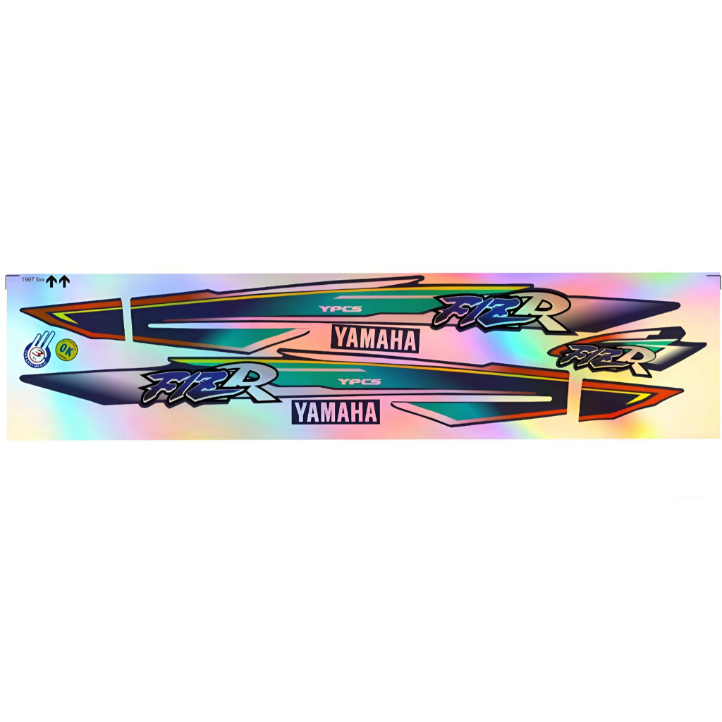 STRIPING FIZR 1997 1998 UNGU STIKER FIZ R STRIPING VARIASI FIZR 1997 1998 HITAM FIZ R HOLOGRAM