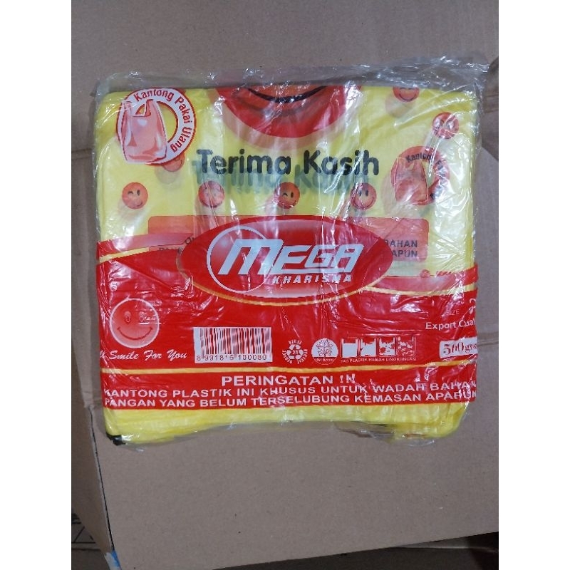 

1 IKAT KANTONG SMILE 500 GR [5 PAK] [5 WARNA]UK.17,25,29