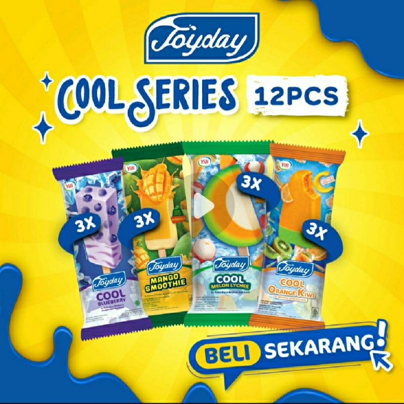 

Joyday Ice Cream Package Cool Series Pack - Isi 12pcs