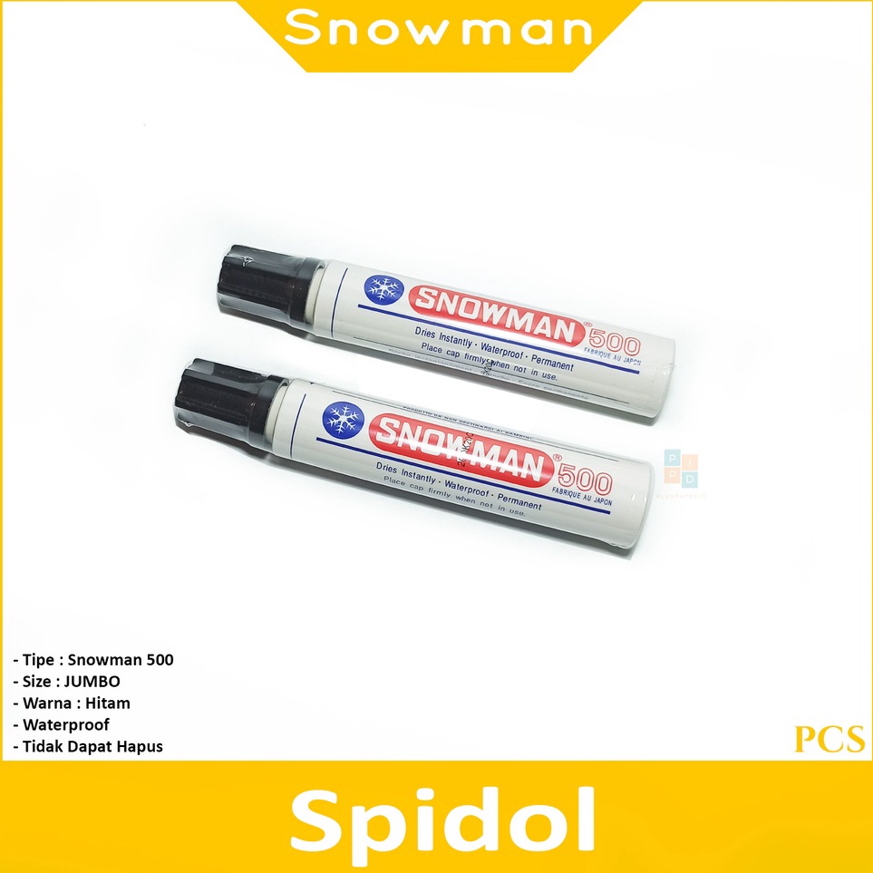 

SNOWMAN Spidol Permanent 5 Jumbo Pcs