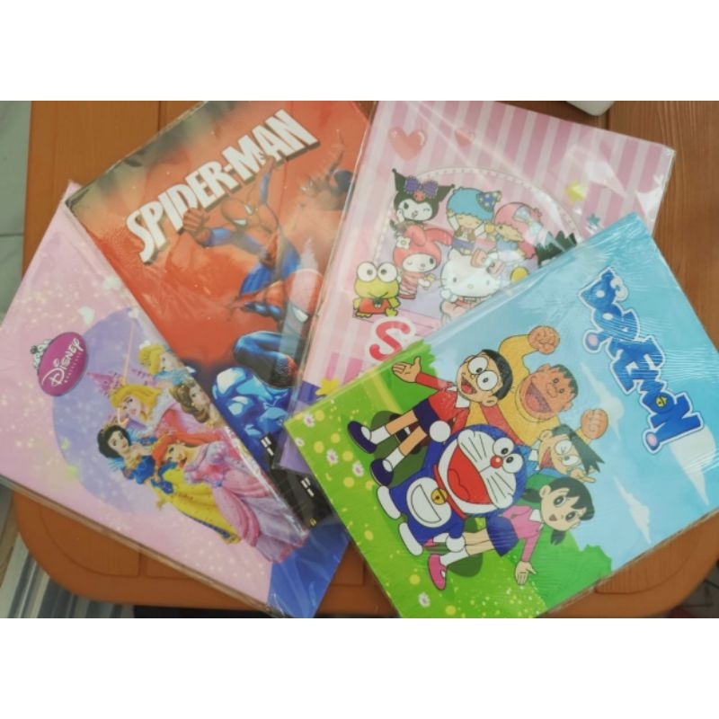 

1PACK (20PCS) SAMPUL BUKU SIDU KARAKTER LUCU COWOK / CEWEK