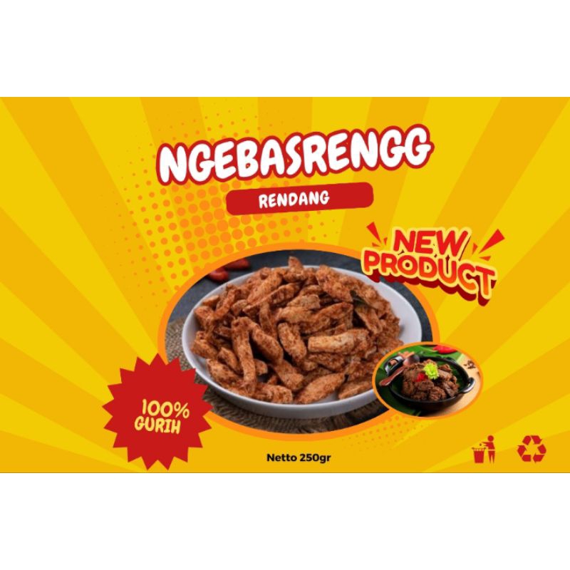 

Keripik Basreng Rendang 250gr