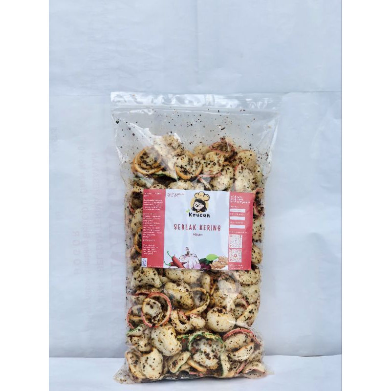 

Seblak Kering Pedas Daun Jeruk - Original Daun Jeruk - Kemasan Besar