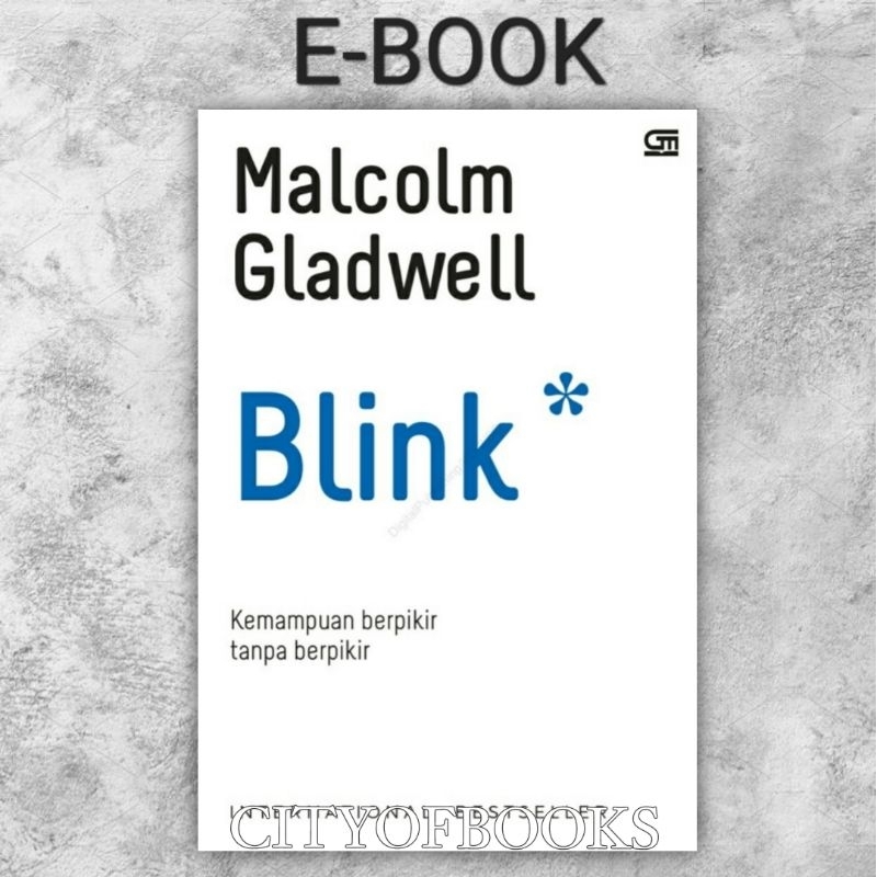 

[ID313] Blink - Malcolm Gladwell