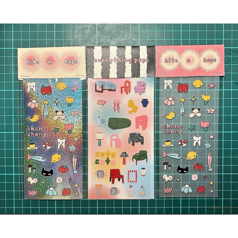 

Bits n Bops & Everything Pops Sticker Sheets