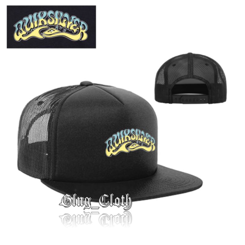 Topi Snapback / Quiksilver / Topi Snapback Jaring / Topi Jaring Distro / Topi Trucker Snapback / Top
