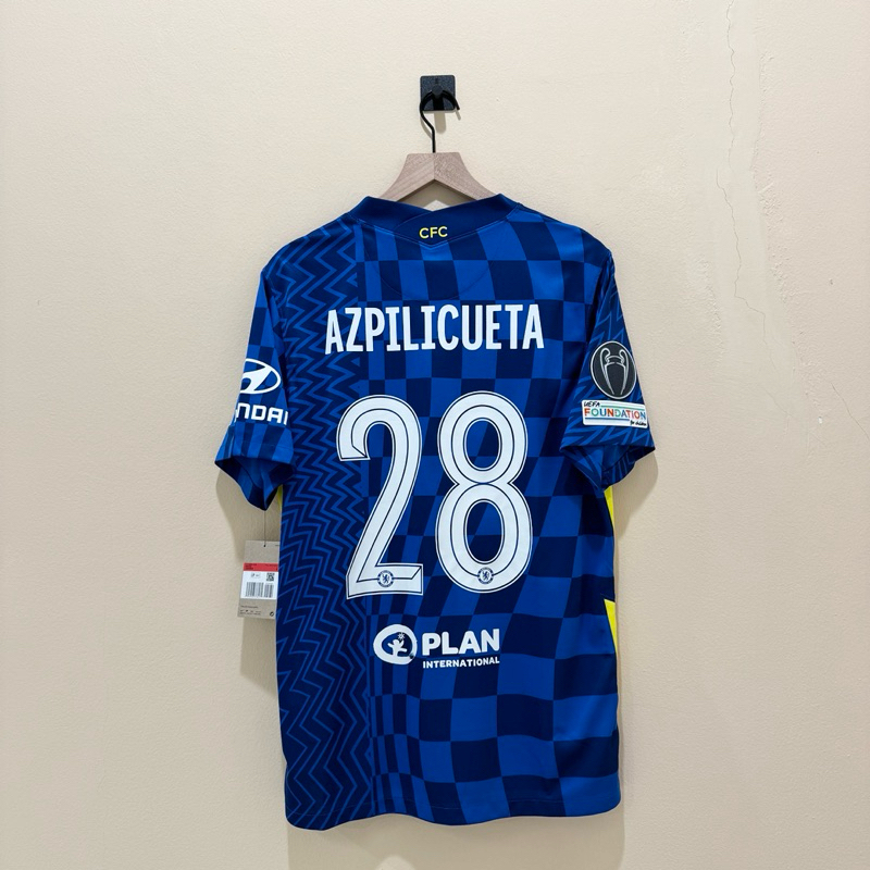 Jersey Original Chelsea Home 2021/2022 UCL version Azpilicueta #28