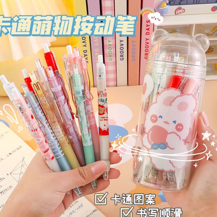 

Pulpen Set 3 in 112 pena1 isi ulangsticker Kotak Dengan Berbagai Karakter Lucu