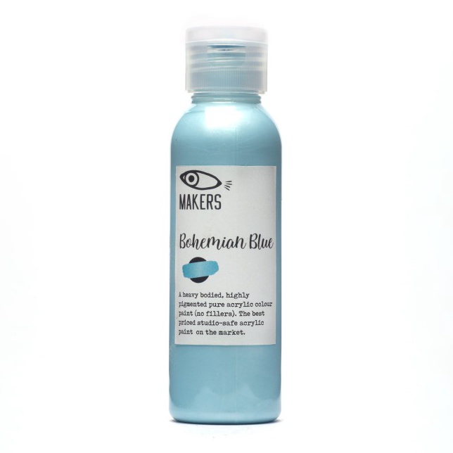 

Terbatas Bohemian Blue Acrylic Metallic Paint 1ml by MAKERS
