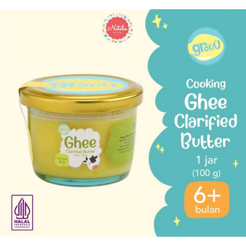 

GROUU Grassfed Butter Ghee Butter - Mentega Rendah Laktosa BB booster