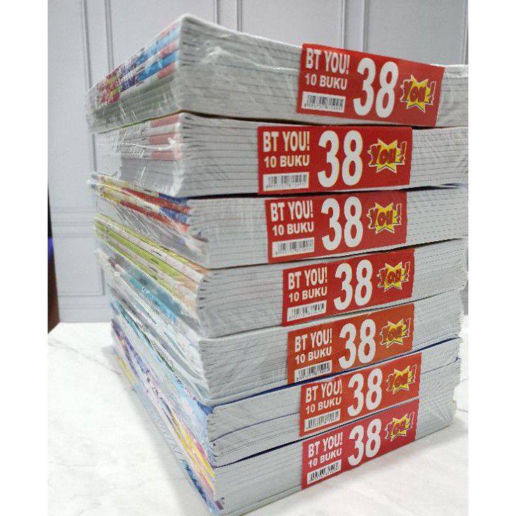 

Masih fresh 1 PCS BUKU TULIS MURAH 38 LEMBAR MERK YOU BY KIKY