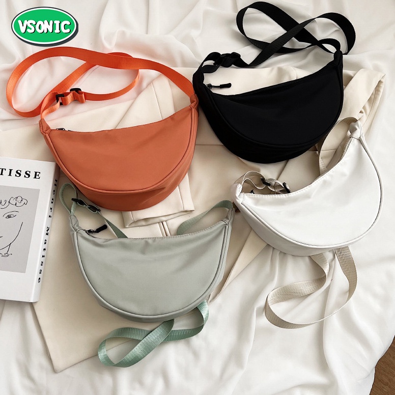 Murah Banget Fashion Impor Tas Selempang Wanita Tahan Air Tas Pinggang Dada Tas Pinggang Sederhana