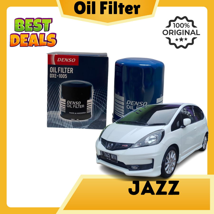 Saringan Oil Filter Oli Mobil Honda JAZZ iDSI VTEC GD3 GE8 GK5 Original Denso
