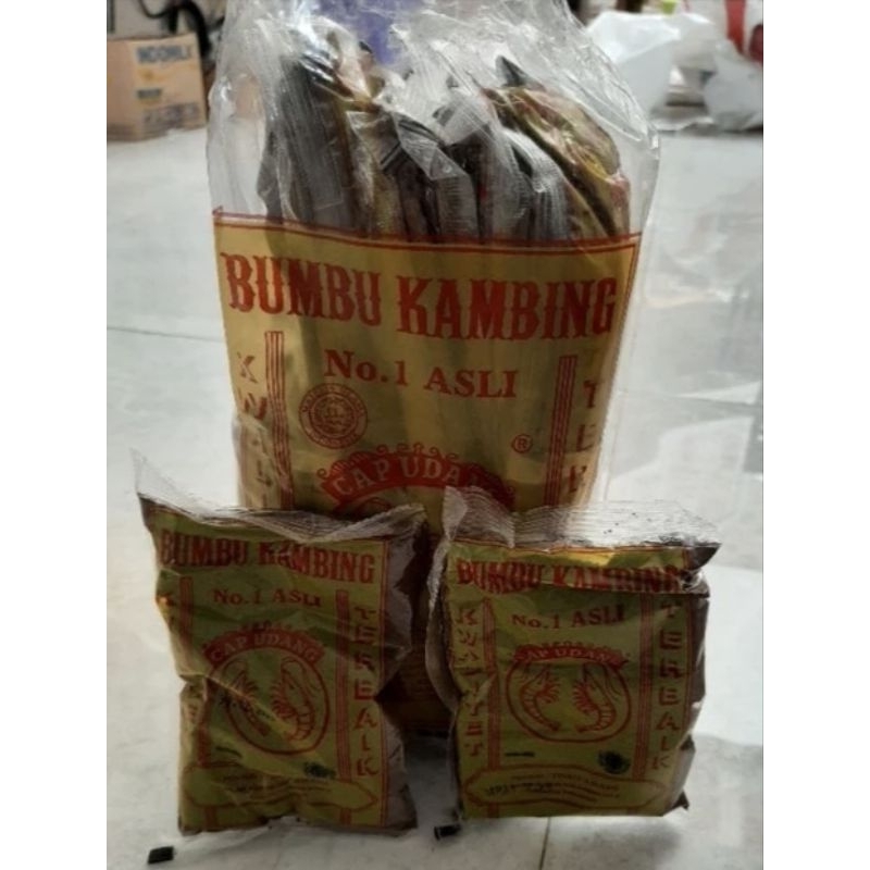 

Bumbu Kambing cap udang 1kg 20x50gr