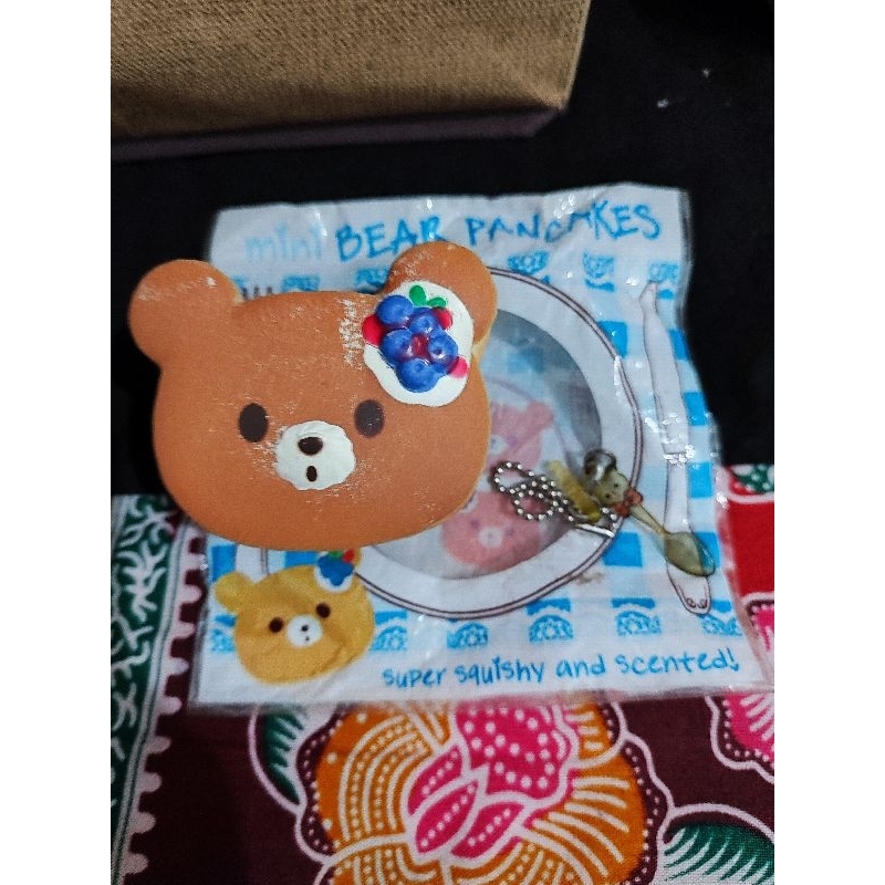 Squishy Mini Bear Pancake Licensed Puni Maru