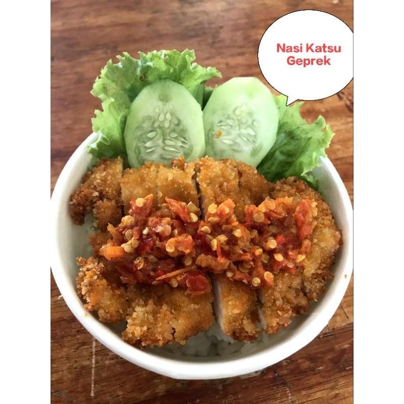 

nasi katsu geprek khusus gojek bogor