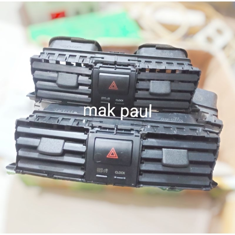 kisi kisi ac NEW VIOS gen2 2007 2008 2009 2010 2011 2012 ORIGINAL lengkap tombol hazadt