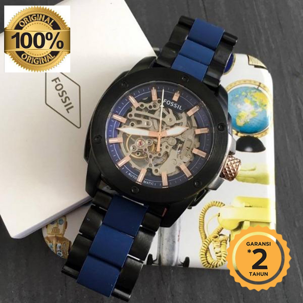 jam tangan me-3133 Modern Machine Automatic