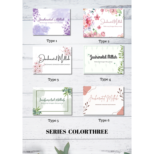 

Amplop Kondangan Custom Murah Meriah [series color three]