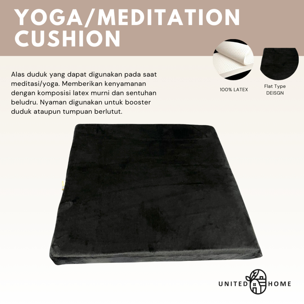 Bantal Alas Duduk Latex / Bantal Meditasi Latex Masterpiece