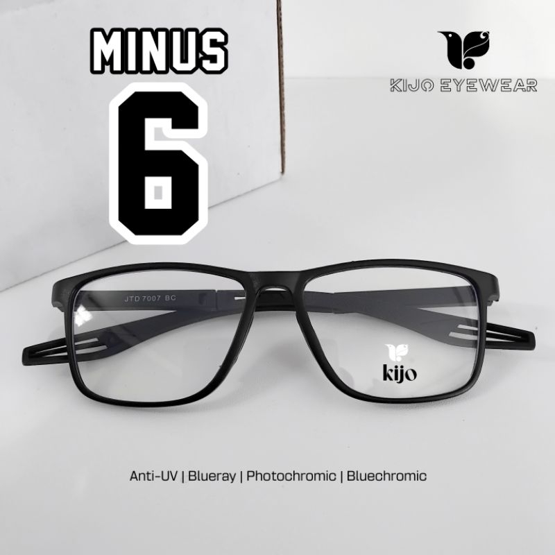 Kacamata Minus 8 7 5 6 2 3 1 4 Min Silinder Mins Cylinder Lensa Custom Frame Lentur Kotak Custome Re