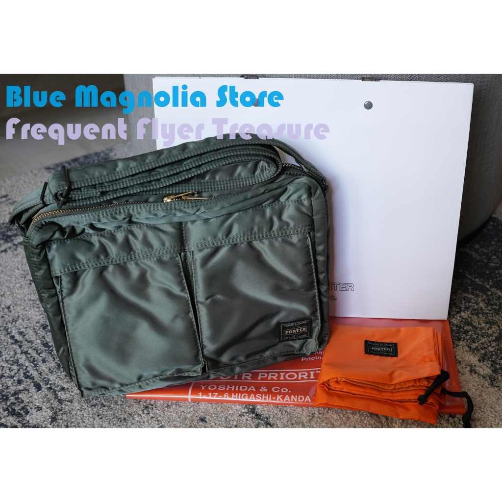 PORTER YOSHIDA PORTER TANKER NEW Sling Bag with Zip Large100% Original Made in Japan READY STOCK NEW