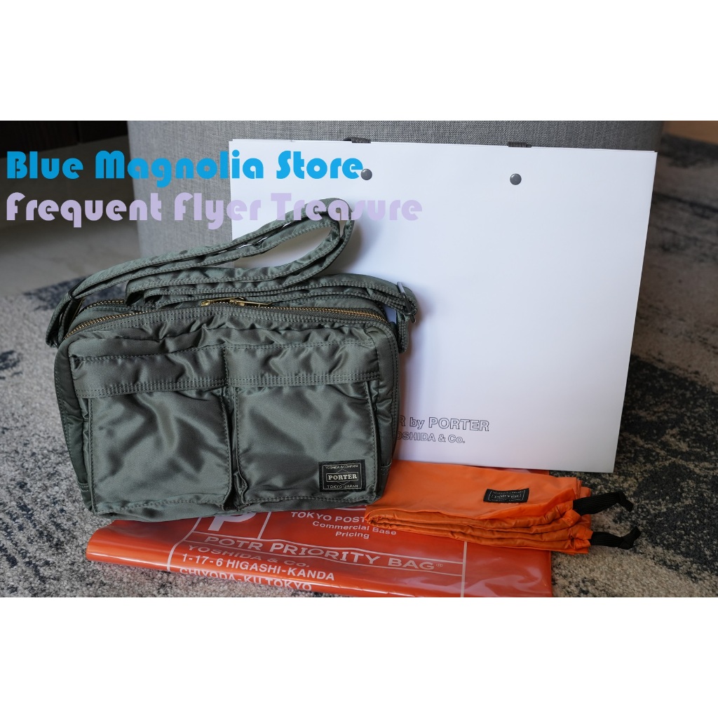 PORTER YOSHIDA PORTER TANKER NEW Sling Bag with Zip 100% Original Made in Japan READY STOCK NEW MODE