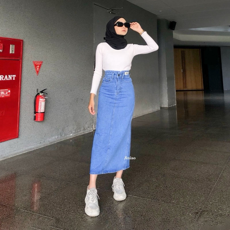 Rok Jeans skirt Jiniso