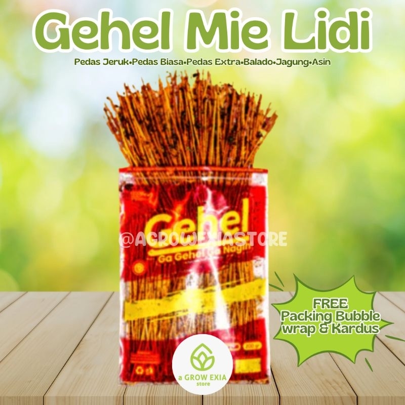 

GEHEL MIE LIDI PEDAS DAUN JERUK ASIN BALADO CEMILAN & MAKANAN RINGAN