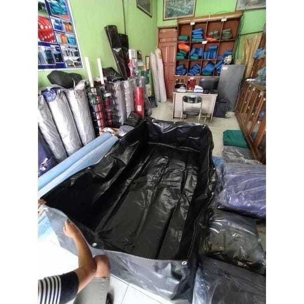 Kolam Kotak Ukuran Custom Bahan HDPE Geomembran 500 Mikron