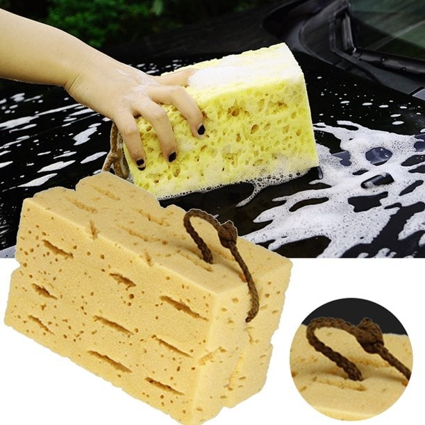 Busa Jumbo Tebal Alat Detailing Lap Cuci Penghilang Kotoran Body Sepeda Motor Mobil Anti Baret Lecet