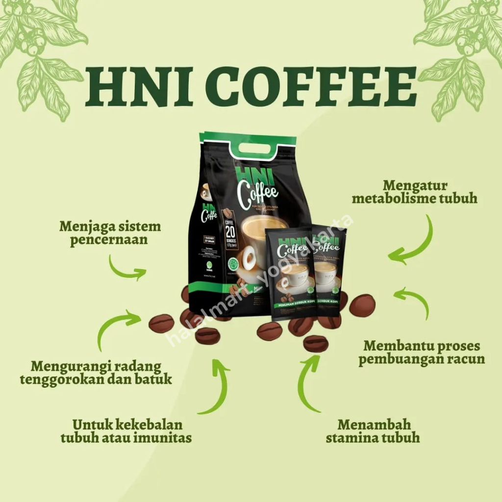 

BERSIFAT BASA (BUKAN ASAM ) SEHINGGA BAIK UNTUK LAMBUNG- KOPI SEHAT HERBAL HNI COFFEE