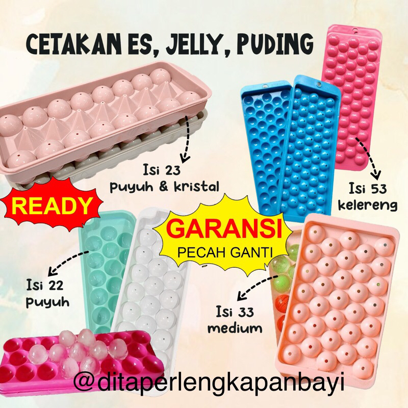 Grosir Cetakan Puding Telur Puyuh  cetakan es Cetakan Es Batu Bulat Cetakan Puding Telur Puyuh Cetak