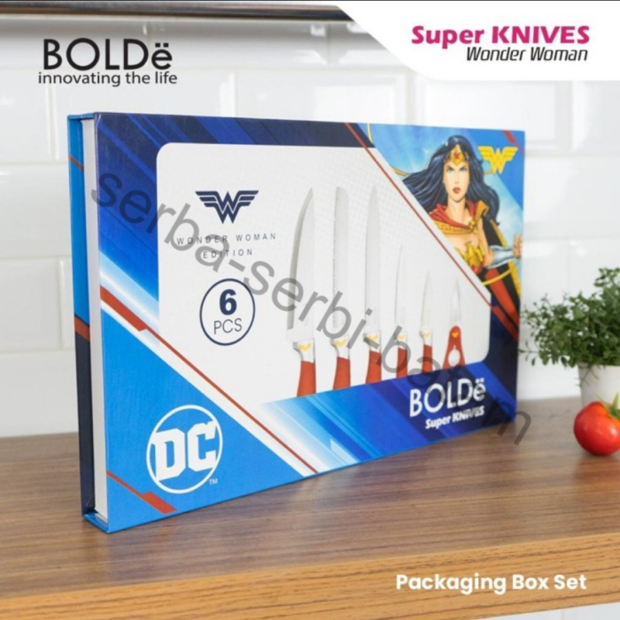 BOLDe Super Knive Set Wonder Woman khusus batam