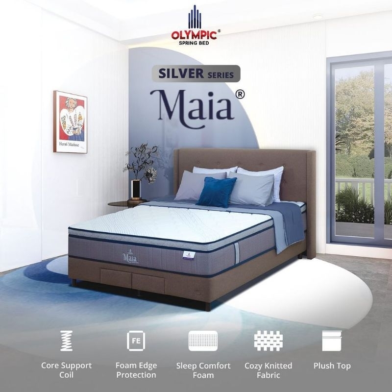 FREE ONGKIR JABODETABEK Springbed Olympic Silver Series Maia | Minerva | Hestia Springbed Pillow top