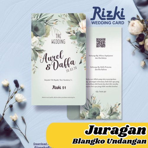 Blangko Undangan Rizki 51 | Juragan Blangko Undangan
